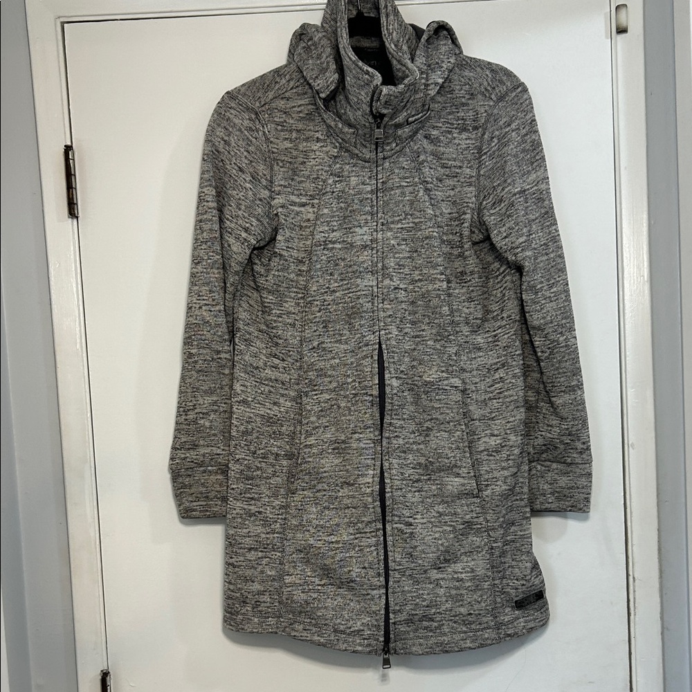 Calvin Klein Women's Gray Hooded Jacket 2 Front Pockets